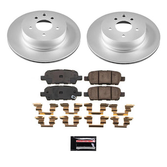compare product Power Stop 2009 Nissan 370Z Rear Z17 Coated Brake Kit