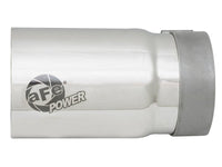 aFe MACH Force - Xp Universal Exhaust Tip 3 - 1/2 IN Inlet x 4 IN Outlet x 7 IN Polished Right Side Exit - My Store