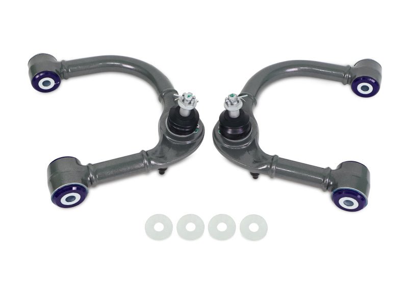 SuperPro 03 - 09 Lexus GX470 / Toyota 4Runner Sport 4WD Front Upper Fixed Offset Control Arm Set - My Store
