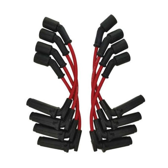 compare product Moroso 9.75in Coil On Plug 90 Deg Ultra Spark Plug Wire Set - Red