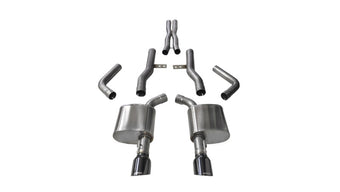 compare product Corsa 2015-2023 Dodge Charger SRT/Scat Pack/R/T 6.4L Black Xtreme Cat-Back Exhaust