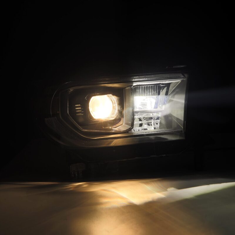 AlphaRex 07 - 13 Toyota Tundra / 08 - 17 Sequoia LUXX - Series LED Proj HL Blk w/Actv Lgt Seq. Sig + DRL - My Store