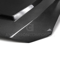 Anderson Composites 2018 Ford Mustang Super Snake Double Sided Carbon Fiber Hood - My Store