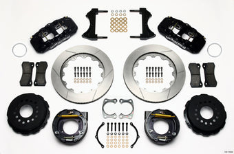 compare product Wilwood AERO4 Rear P-Brake Kit 14.00in Big Ford New Style 2.36in Offset