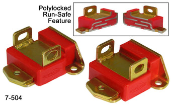 compare product Prothane GM Motor Mounts - Type A Short - Red