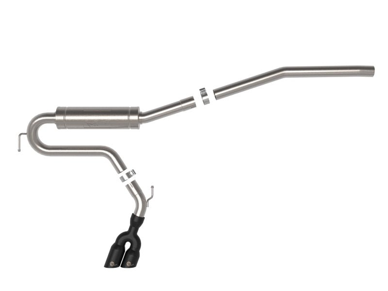 aFe Rebel Series 2.5in 409 SS Cat - Back Exhaust w/ Black Tip 2022 Ford Maverick - My Store
