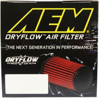AEM Dryflow Conical Air Filter 5.5in Base OD / 4.75in Top OD / 5in Height - My Store