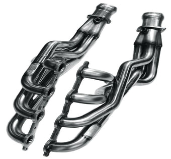 compare product Kooks 09-14 Cadillac CTS-V LSA 6.2L 1-7/8in x 3in SS Longtube Headers and Green Catted SS X-Pipe