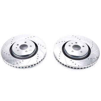 compare product Power Stop 19-22 Lincoln Nautilus Rear Drilled & Slotted Rotor (Pair)