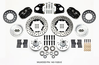 compare product Wilwood Forged Dynalite Front Kit 11.00in Drilled 62-72 CDP B & E Body-Drum