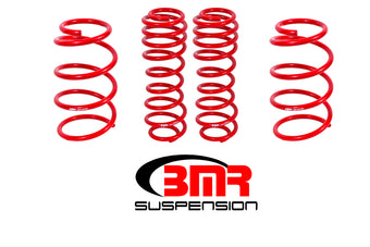 compare product BMR 07-14 Shelby GT500 Drag Lowering Springs (Set Of 4) - Red