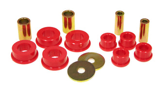 compare product Prothane 98-05 Subaru WRX Front Control Arm Bushings - Red