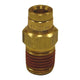 Firestone Male Connector 3/8in. Push - Lock x 1/4in. NPT Brass Air Fitting - 25 Pack (WR17603104) - My Store