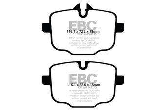 compare product EBC 2021+ BMW M3/M4 3.0TT (G80/G82/G83) Yellowstuff Rear Brake Pads