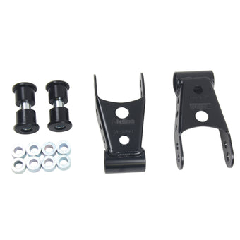 compare product Belltech SHACKLE KIT 15-16 Ford F150 (All Cabs Short Bed Only) 4WD 1in / 2in Rear Drop