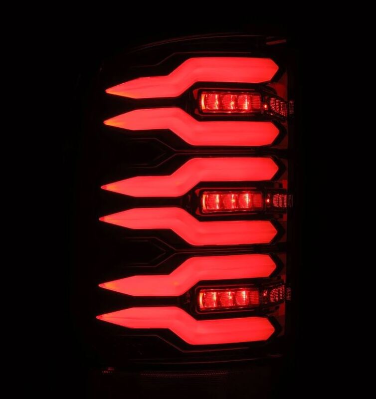 AlphaRex 07 - 13 GMC Sierra 1500/2500HD/3500HD Luxx Series LED Tail Lights - Alpha Black - My Store