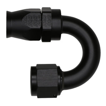 compare product DeatschWerks 10AN Female Flare Swivel 180-Degree Hose End CPE - Anodized Matte Black