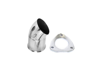 compare product Granatelli 3.0in 304SS Turn Down w/3-Bolt Flange & Gasket