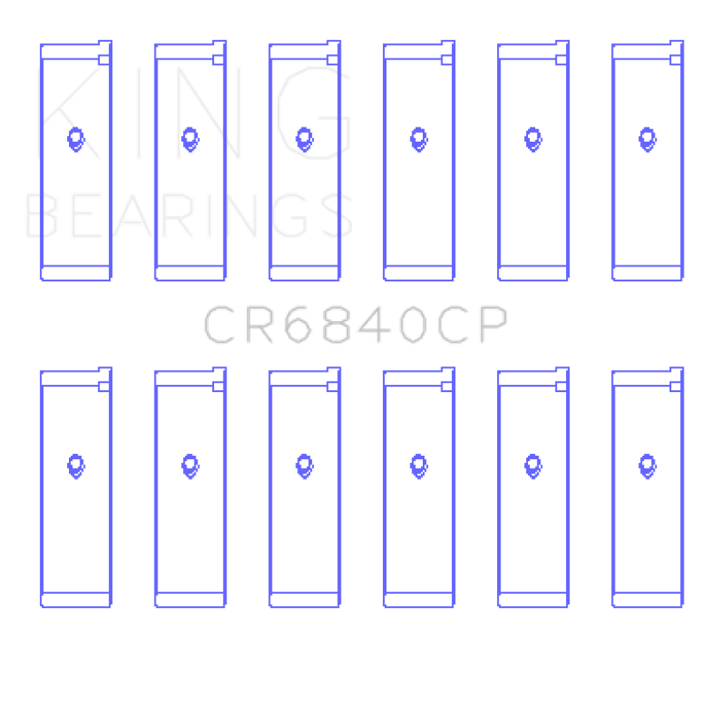 King Engine Bearings Nissan Vq40DE (Size +0.50mm) Connecting Rod Bearing Set - My Store