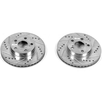 compare product Power Stop 04-09 Toyota Prius Front Evolution Drilled & Slotted Rotors - Pair