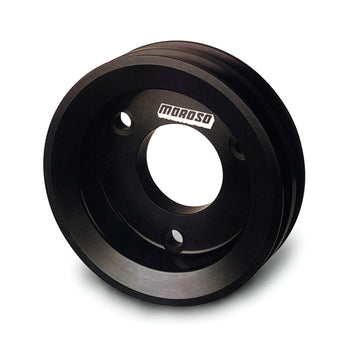 compare product Moroso Chevrolet Big Block (w/Short Pump) Crankshaft Pulley - Double Groove - Billet Aluminum