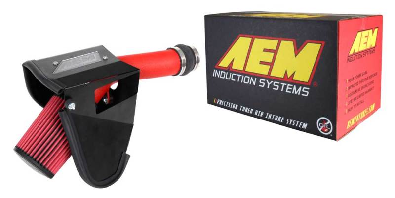 AEM Induction 2019 Subaru WRX STI 2.5L Cold Air Intake - Wrinkle Red - My Store