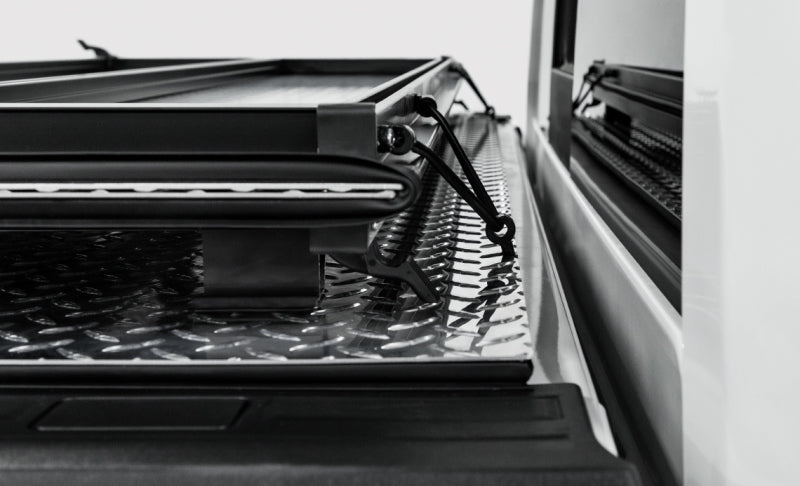 Access LOMAX Tri - Fold Cover Black Urethane Finish 19+ Chevrolet Silverado 1500 - 5ft 8in Bed - My Store
