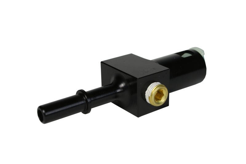 Aeromotive 5/16in Quick Connect with AN - 06 port and 1/8in gauge port - My Store