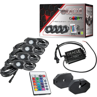compare product Oracle Bluetooth + RF Underbody Rock Light Kit - 4 PCS - ColorSHIFT
