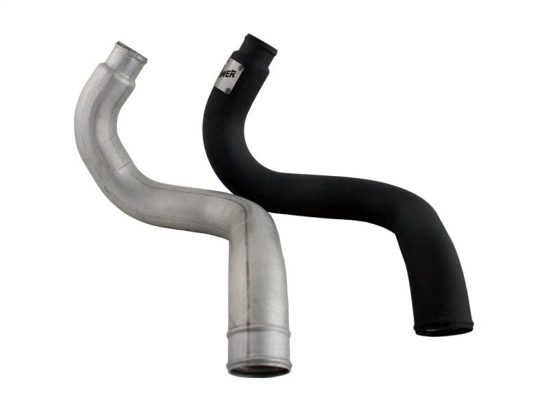aFe BladeRunner 3in Black Intercooler Hot Cold Side Tubes Combo 02 - 04 GM Diesel Trucks 6.6L V8 (td) - My Store