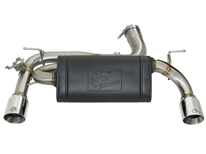 aFe MACHForce XP 16 - 17 BMW 340i/iX 440i/iX L6 - 3.0L (t) SS Axle - Back Exhaust w/Polished Tips - My Store