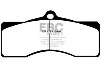 compare product EBC 68-69 Chevrolet Camaro (1st Gen) 4.9 Greenstuff Front Brake Pads