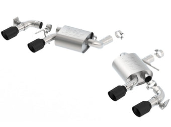 compare product Borla 2016 Chevy Camaro V8 SS AT/MT ATAK Rear Section Exhaust w/ Dual Mode Valves Ceramic Black