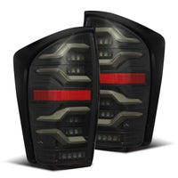 AlphaRex 16 - 21 Toyota Tacoma LUXX LED Taillights Alpha Blk w/Activ Light/Seq Signal - My Store