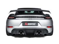 Akrapovic 2020+ Porsche Cayman GT4 (718) Slip - On Race Line (Titanium) (Req Tips / Option 2) - My Store