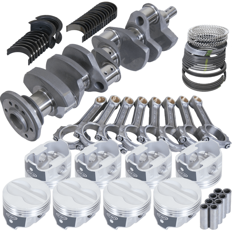 Eagle Chevy 350 3.750in Crank 5.700in I - Beam Rods - 10cc 4.030in Pistons Rotating Assembly - My Store
