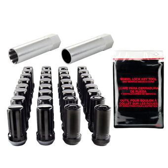 compare product McGard SplineDrive Tuner 8 Lug Install Kit w/Locks & Tool (Cone) M14X1.5 / 1in. Hex - Blk