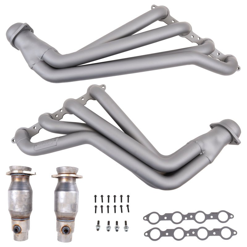 BBK 2010 - 15 Camaro Ls3/L99 1 - 7/8 Full - Length Headers W/ High Flow Cats (Titanium Ceramic) - My Store