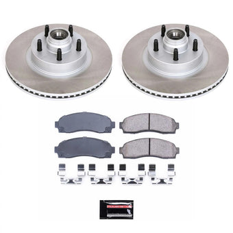 compare product Power Stop 01-05 Ford Explorer Sport Trac Front Semi-Coated Rotor Kit