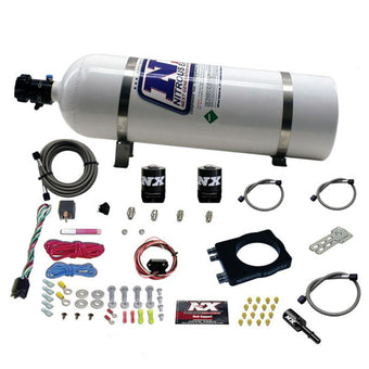 compare product Nitrous Express 90mm Hemi Plate System (50-400hp) w/15lb Bottle