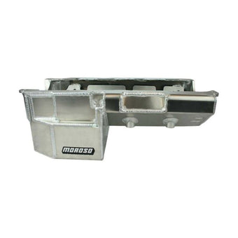 compare product Moroso BBC Gen VI Double Power Kick Outs Motor Mount Notch 8in Deep Oil Pan
