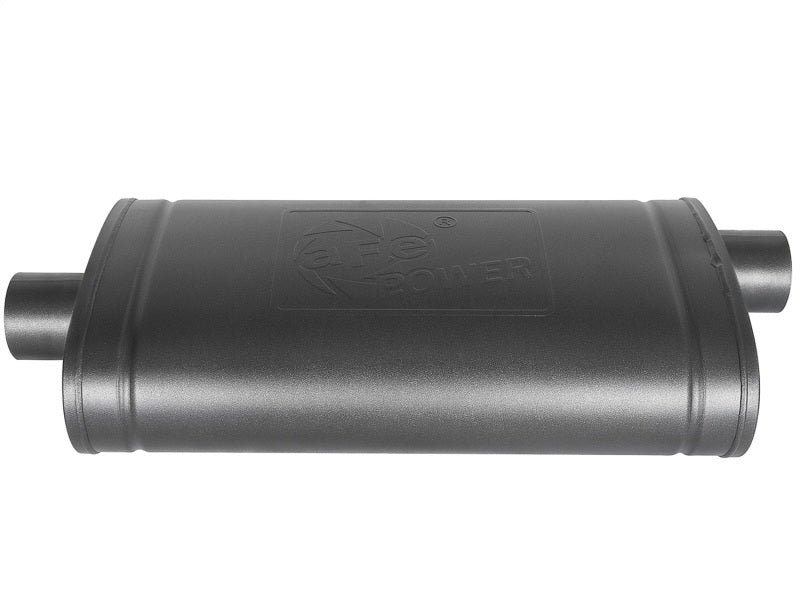 aFe MACH Force - Xp 409 SS Muffler w/ Black Finish 3in Center/Offset 22in L x 11in x 5in - Oval Body - My Store