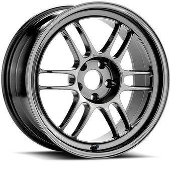 compare product Enkei RPF1 18x9.5 5x114.3 15mm Offset 73mm Bore Black Wheel