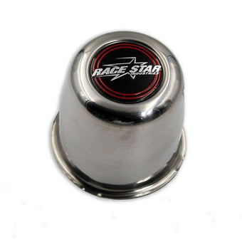 compare product Race Star Pro Forged Lug Mount Cap (Thread-On Style) Chrome - Single