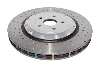 compare product DBA 16-20 Lexus GS F Front 5000 Series Cross Drilled Rotor w/Silver Hat