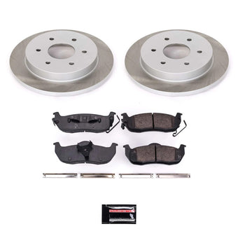 compare product Power Stop 04-15 Nissan TITAN Rear Semi-Coated Rotor Kit