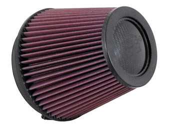 compare product K&N Filter Universal Air Filter Carbon Fiber Top With 6in Flange x 7.5in Base x 6in H