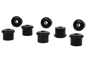 compare product Whiteline 10/65-73 Ford Mustang Rear Spring Eye Rear and Shackle Bushings (35mm OD/15mm ID)