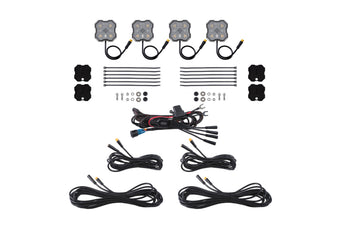 compare product Diode Dynamics Rock Light - Amber/White - M8 Magnet 4-Pack