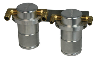 compare product Moroso 04-07 Subaru STi/06-07 WRX Air/Oil Separator Catch Can - Small Body - Billet Aluminum